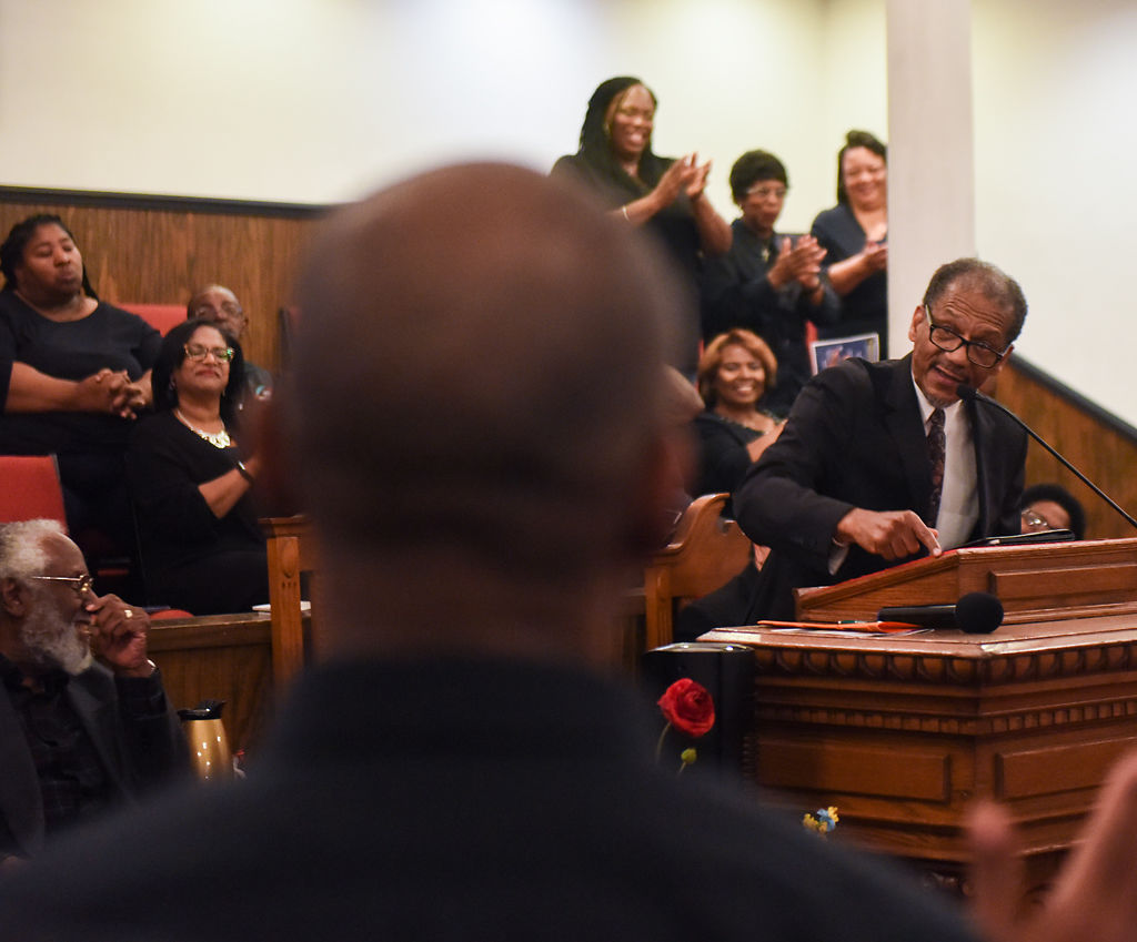 Rev. Darryl Gray spoke